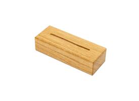 Menukaarthouder IEZZY T tafeldisplay A6 hout