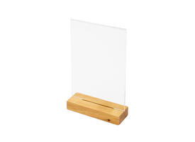 Menukaarthouder IEZZY T tafeldisplay A5 hout