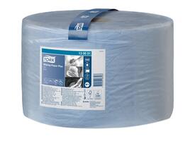 Poetspapier Tork W1 Plus Premium 2-laags 1500 vel blauw 130051