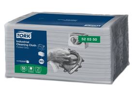 Reinigingsdoek Tork W8 Premium Industrial 1-laags 55 vel grijs 520350