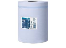 Poetspapier Tork M4 Reflex Plus Advanced 2-laags 450 vel blauw 473391