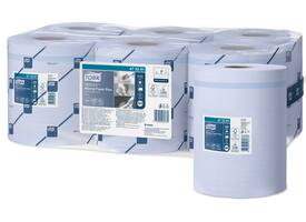 Poetspapier Tork M4 Reflex Plus Advanced 2-laags 450 vel blauw 473391
