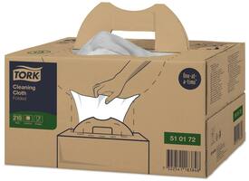 Reinigingsdoek Tork W7 Premium dispenserdoos 1-laags 210 vel wit 510172
