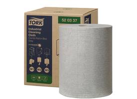Reinigingsdoek Tork W1-W2-W3 Premium Industrial 1-laags 390 vel grijs 520337