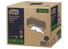 Reinigingsdoek Tork W4 Premium Heavy-Duty gevouwen 1-laags 4x70 vel wit 530180