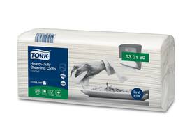 Reinigingsdoek Tork W4 Premium Heavy-Duty gevouwen 1-laags 4x70 vel wit 530180