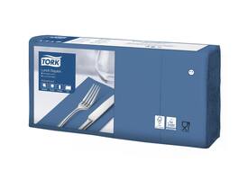 Lunchservet Tork Advanced 1/8 vouw 2-laags 328x325mm 200 vel donkerblauw 477421
