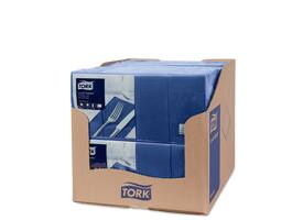 Lunchservet Tork Advanced 1/8 vouw 2-laags 328x325mm 200 vel donkerblauw 477421