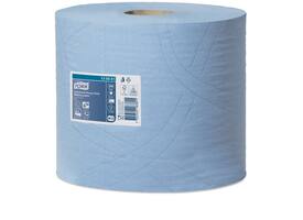Poetspapier Tork W2 Heavy-Duty Industrial Premium 3-laags 350 vel blauw 130081