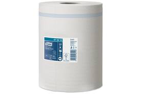 Poetspapier Tork M4 Reflex Premium 1-laags 340 vel wit 473412