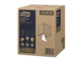 Reinigingsdoek Tork W1-W2-W3 Premium 1-laags 450 vel wit 197270