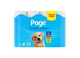 Toiletpapier Page Compleet Schoon 2-laags 140vel 24 rol wit