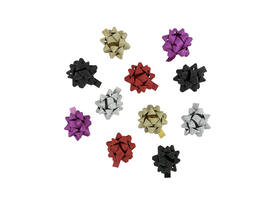 Rozetten Haza 50mm glitter assorti