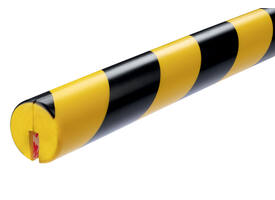 Beschermingsprofiel Durable E8R hoek 1m geel zwart