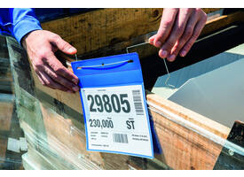 Documenthoes Durable A4 met ophangbeugel liggend blauw 50 stuks