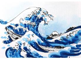 Tekenset Sakura Creative Kit Kanagawa 6 stuks