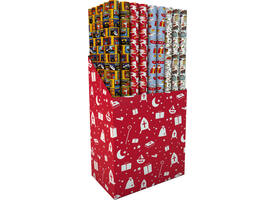 Inpakpapier Sint 200x70cm assorti