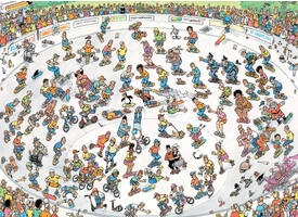 Puzzel JvH Skatebowl 1000st