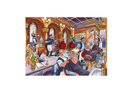 Puzzel Wasgij Mystery 27 Vlam In De Pan! 1000st