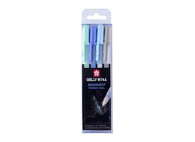 Gelschrijver Sakura Gelly Roll Moonlight 10 aurora set à 4 kleuren