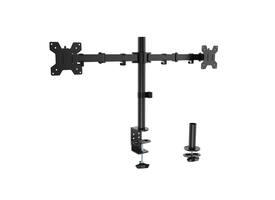 Monitorarm Quantore 2 schermen 17-27 inch zwart