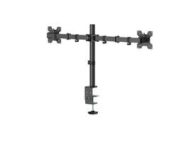 Monitorarm Quantore 2 schermen 17-27 inch zwart