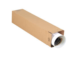 Vierkante koker IEZZY 610x120x120mm bruin