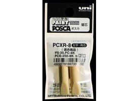 Reservepunt Uni POSCA PC8K breed schuin 2 stuks