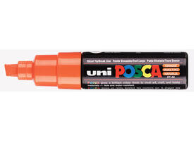 Paintmarker Uni POSCA PC8K breed schuin donker oranje