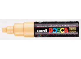 Paintmarker Uni POSCA PC8K breed schuin zalmroze