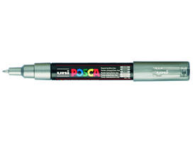 Paintmarker Uni POSCA PC1MC extra fijn zilver