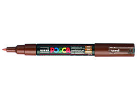 Paintmarker Uni POSCA PC1MC extra fijn bruin