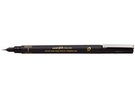 Fineliner Uni-ball Pin brush EF zwart