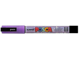 Paintmarker Uni POSCA PC3M fijn glitter paars