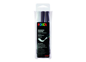 Paintmarker Uni POSCA PCF350 Brush 1-10mm assorti set à 3 stuks
