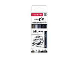 Fineliner Uni-ball Pin Musthave Handlettering set à 5 stuks assorti