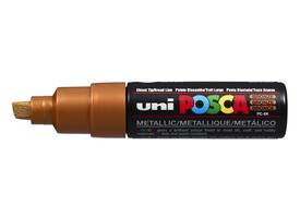 Paintmarker Uni POSCA PC8K breed schuin brons