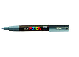 Paintmarker Uni POSCA PC1MC extra fijn leisteengrijs