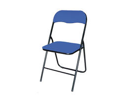 Klapstoel BRASQ FC100 blauw-zwart