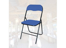 Klapstoel BRASQ FC100 blauw-zwart
