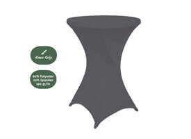 Tafelrok BRASQ voor statafel 80cm antraciet