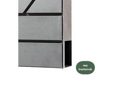 Brievenbus BRASQ PB200 Deluxe wand rvs