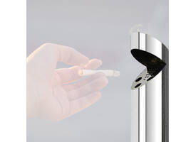 Asbak BRASQ wand AT200 RVS