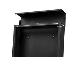 Brievenbus BRASQ PB300 Premium zwart