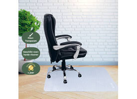 Stoelmat BRASQ PVC 90x120 voor harde vloer
