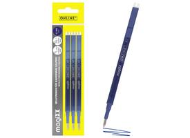 Gelschrijvervulling Online Magixx medium blauw blister à 3 stuks