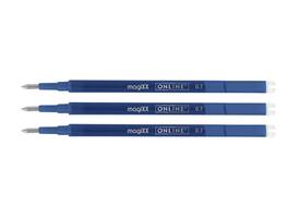 Gelschrijvervulling Online Magixx medium blauw blister à 3 stuks