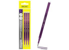 Gelschrijvervulling Online Magixx medium violet blister à 3 stuks