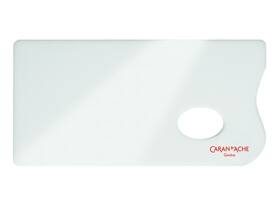 Verfpalet Caran d'ache plexiglas 26x13cm wit