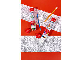 Viltstift Caran d'ache Swisscolor met poster koker à 10 kleuren